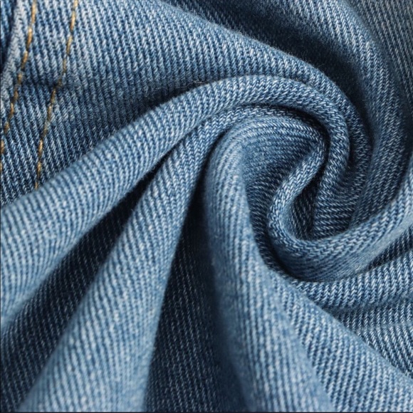 Light Wash Distressed Denim Jacket - Picture 4 of 4